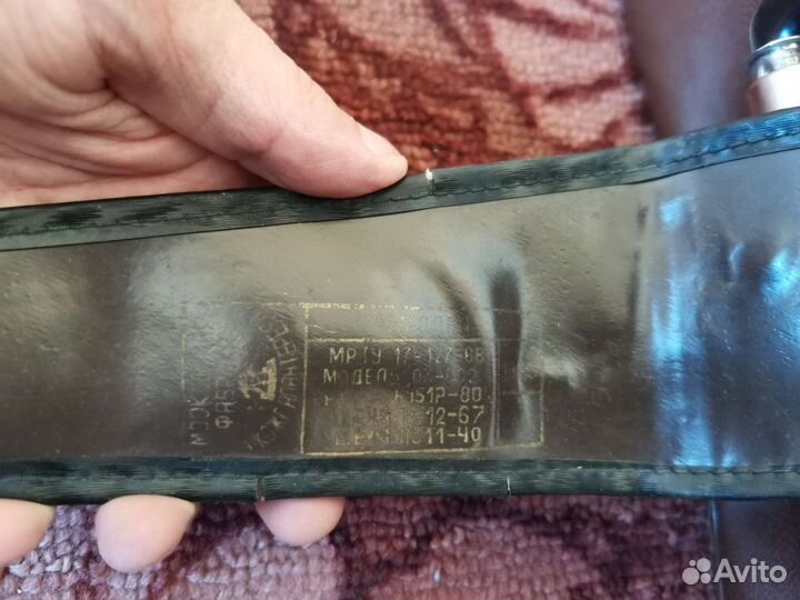Кожаный чемодан СССР