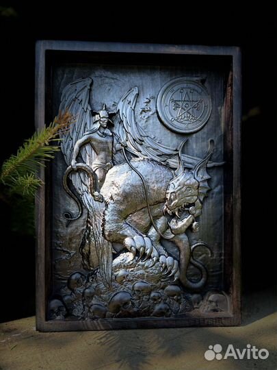 Астарот темный лик демона из массива дуба