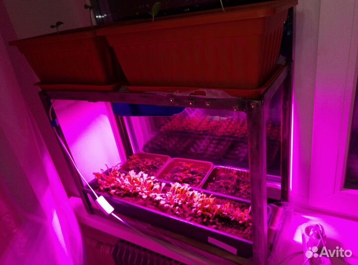 Стелаж оконный для рассады