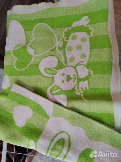 Одеяло байковое детское новое