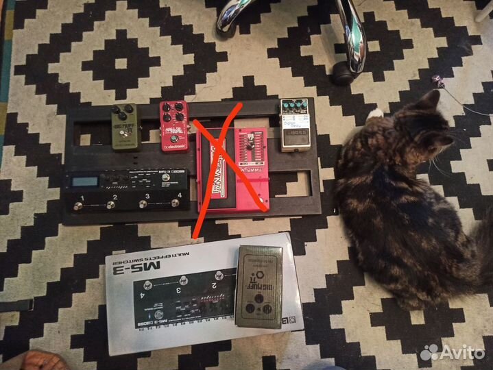 Педалборд, процессор эффектов, педали