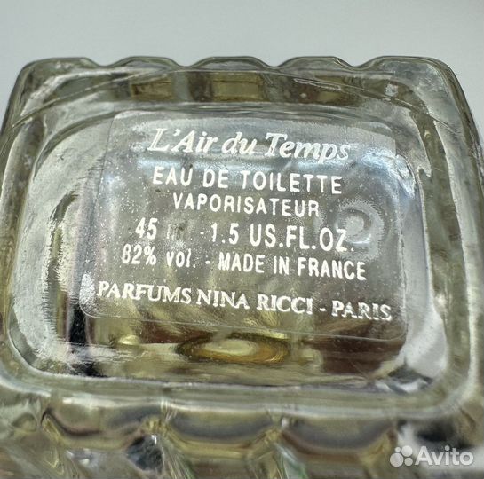 Nina Ricci L'Air du Temps 45 мл винтаж