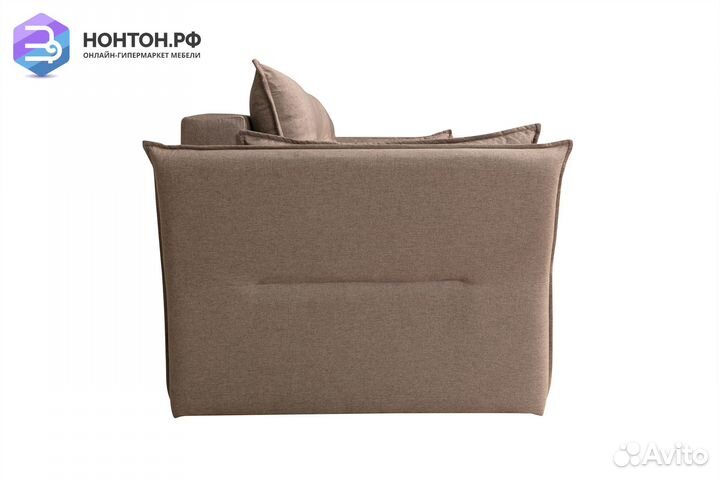 Диван еврокнижка Бруклин 3-х местный светло-коричн