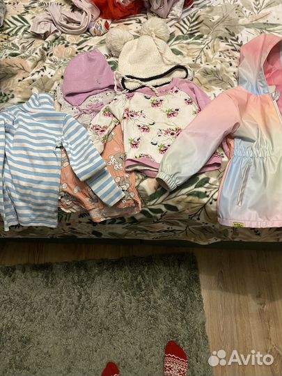 Мешок детских вещей в деревню