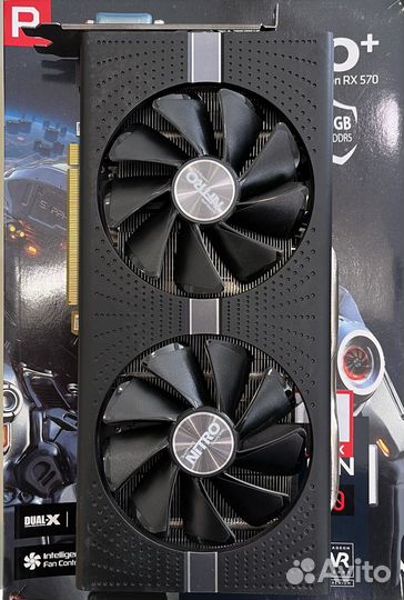 Видеокарта rx570 8gb sapphire Nitro+