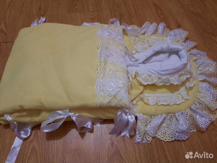 Конверт на выписку для девочки осень, весна