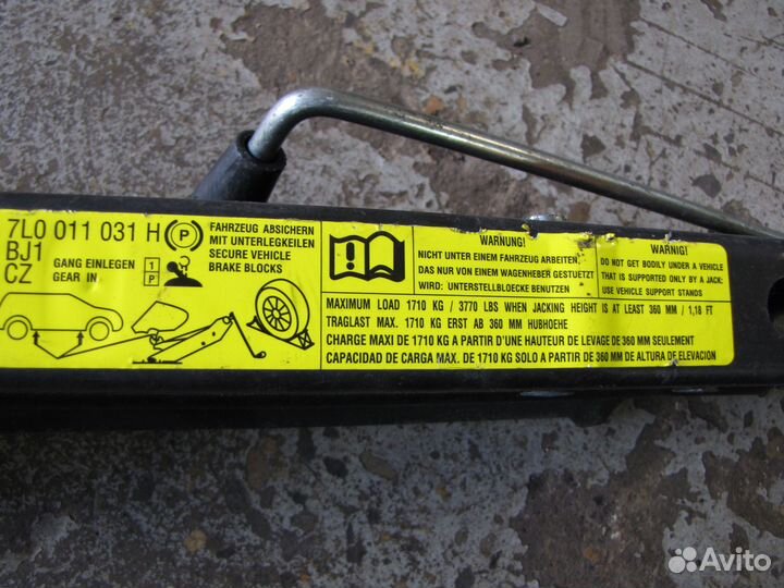 Домкрат VW Touareg 7L q7 2008г