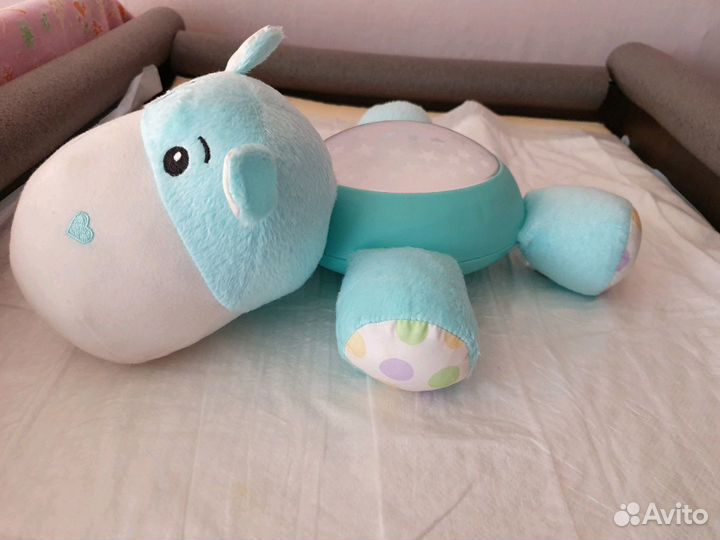 Ночник-проектор бегемотик