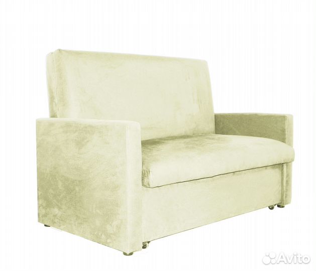 Диван аккордеон Идея-120 велюр бежевый