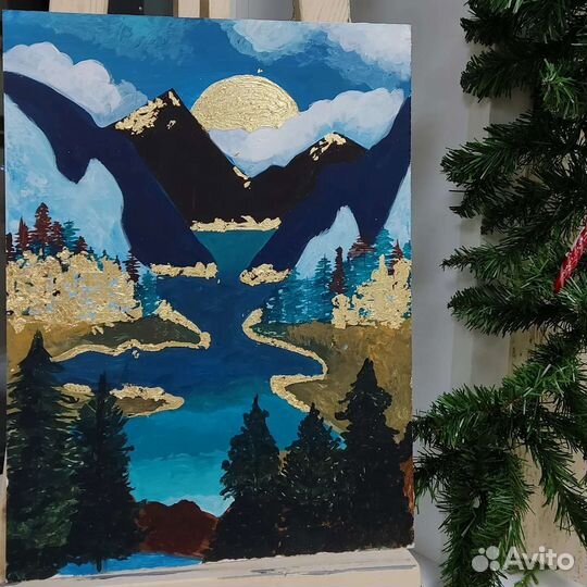 Интерьерная картина абстракция