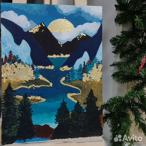 Интерьерная картина абстракция