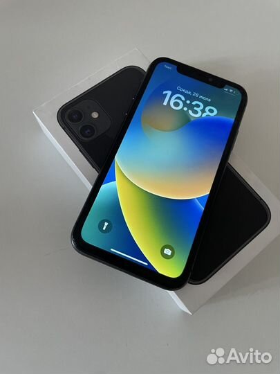 iPhone 11 64gb черный ростест