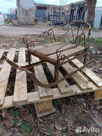 Санки старинные кованые