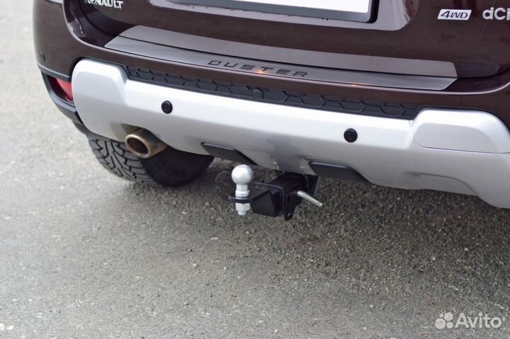 Фаркоп съемный квадрат renault Duster 2012+ Kaptur