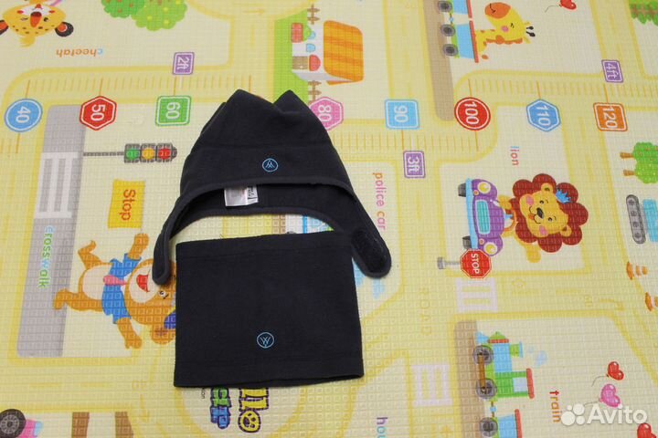 Шапка+снуд (флис) 18 мес