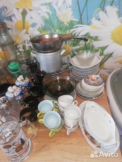 Посуда разная, посуда для дачи