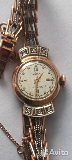 Золотые часы женские СССР