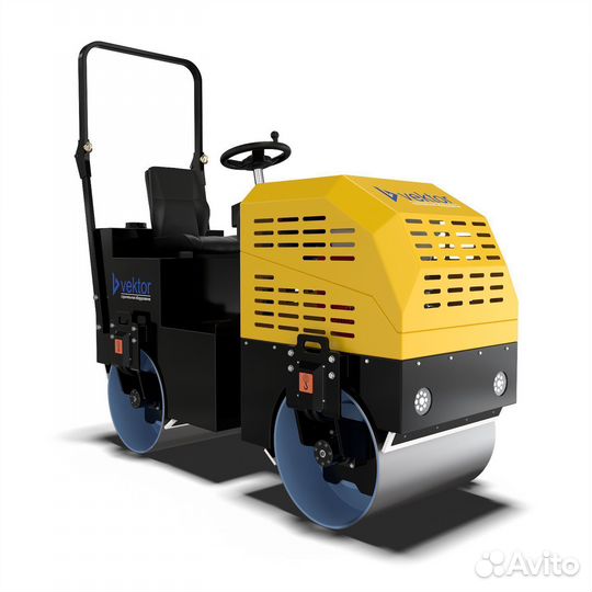 Виброкаток с сидением оператора vrdr-1000