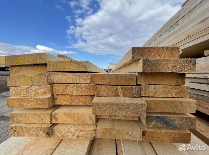Доска обрезная 25х150х6000