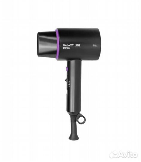 Фен Galaxy line GL 4346, 1400 Вт, черный