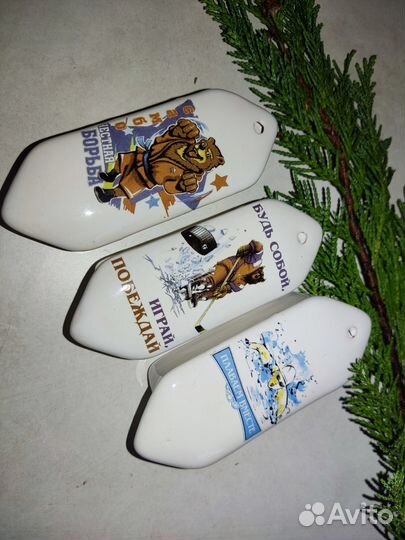 Елочные игрушки керамические