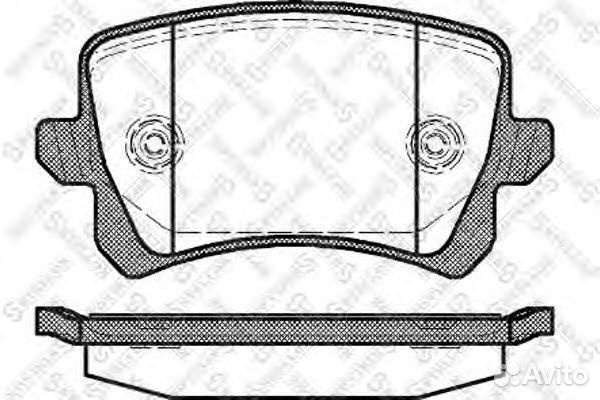 Задние тормозные колодки