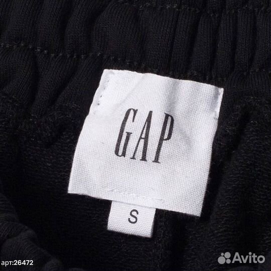 Спортивные штаны GAP черные с задним карманом 44(XS/S)