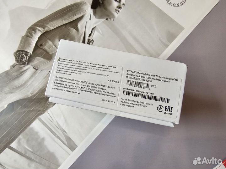 Коробка от наушников apple airpods pro