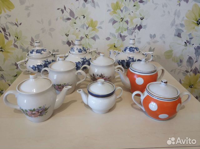 Заварочные чайники, сахарницы