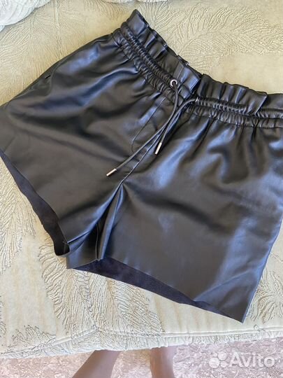Шорты женские экокожа