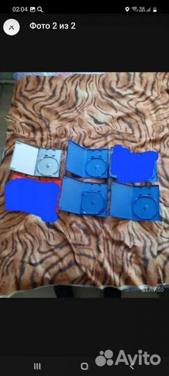 Коробочки для игр playstation 2