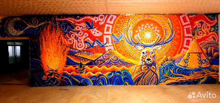 Художественная Роспись Стен Граффити Каллиграфия