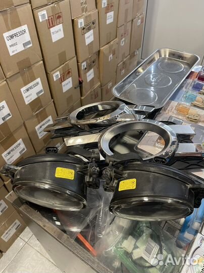 Противотуманные фары с решетками mercedes ML164