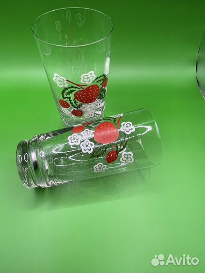 Стаканы СССР тонкие 2 штуки