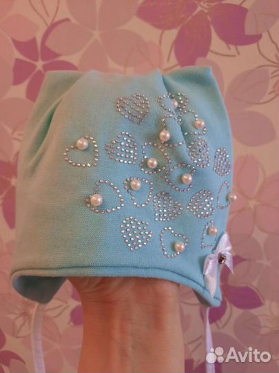 Шапка детская для девочки новая