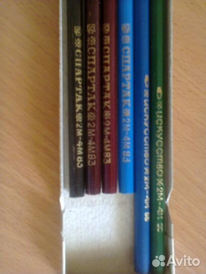 Пенал и карандаши СССР