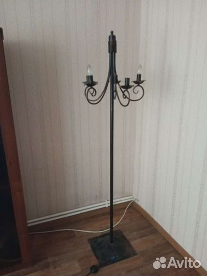 Торшер напольный роза