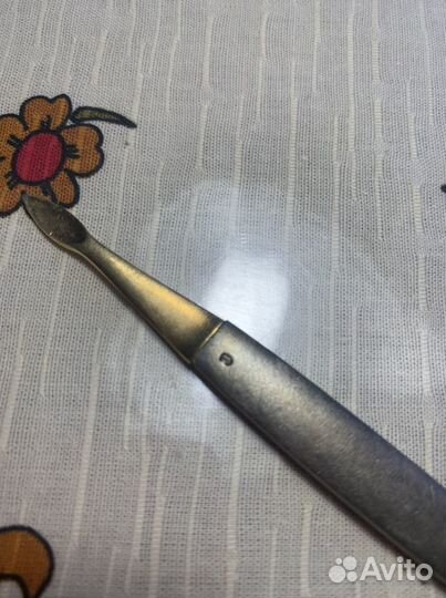 Антикваный позолоченый маникюрный набор Таллин