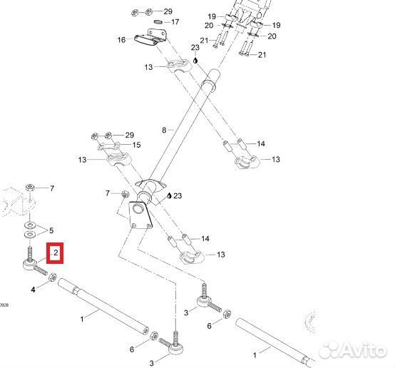 506151492 Рулевой Наконечник Для Ski Doo 414768000