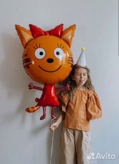 Фольгированный шар пончик Холодное сердце эльза