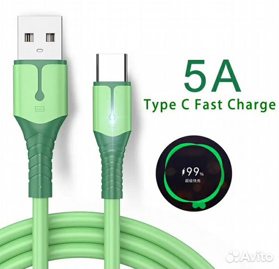 Новый Угловой Кабель USB Type C