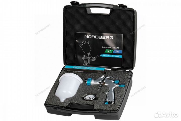 Краскопульт lvmp с верхним бачком, сопло 1,8 мм, п