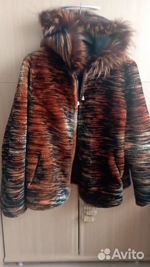 Дубленка натуральная женская 48 50 черная