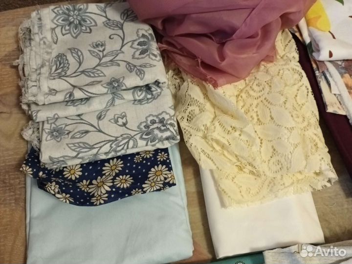 Обрезы ткани материалы для творчества, пэчворка