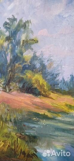 Картина маслом на холсте (пейзаж)