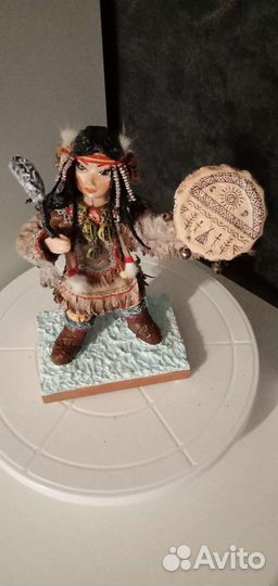 Ватная игрушка Шаманка