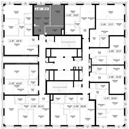 1-к. квартира, 39,3 м², 10/36 эт.