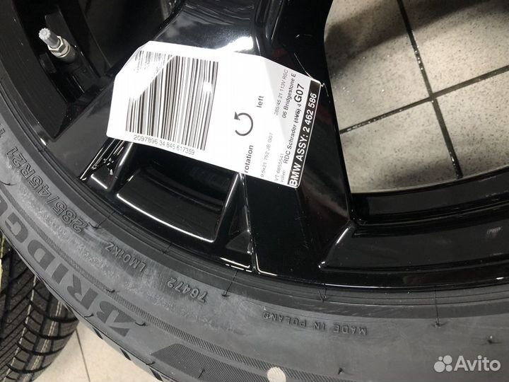 Новые колеса BMW 752 стиль X7 G07 R21 зима