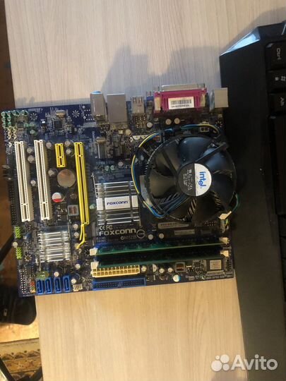 Материнская плата 775 с процессором