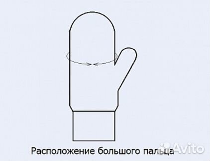 Варежки новые женские шерстяные зимние